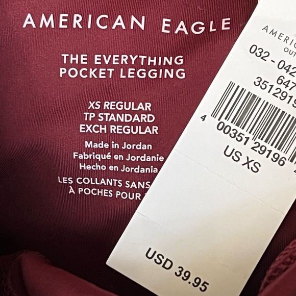 ❤️ NWT American Eagle Everything Pocket Highest Rise Legging XS - Picture 8 of 8